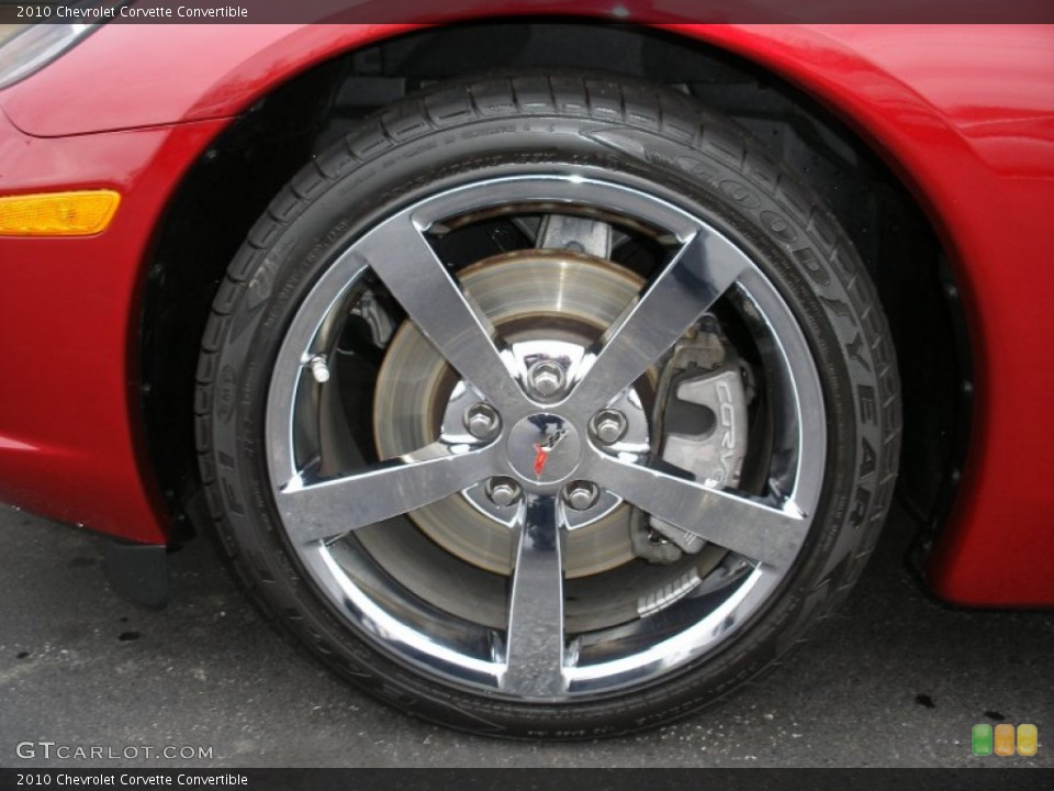 2010 Chevrolet Corvette Convertible Wheel and Tire Photo #58708205