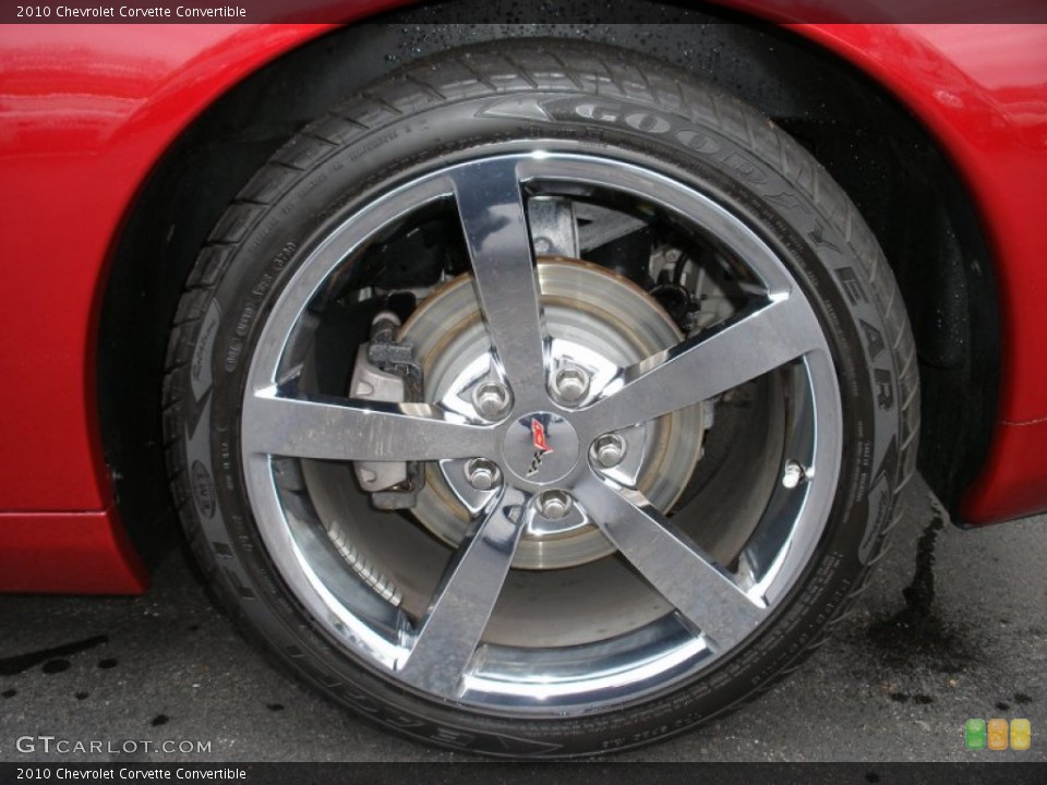 2010 Chevrolet Corvette Convertible Wheel and Tire Photo #58708214