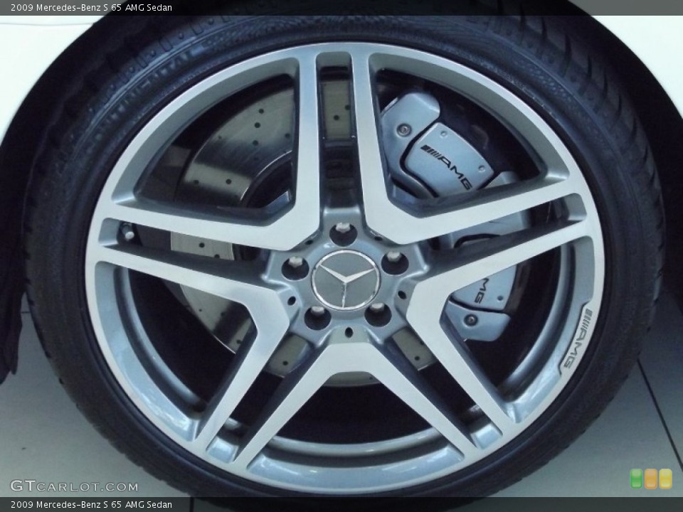 2009 Mercedes-Benz S 65 AMG Sedan Wheel and Tire Photo #58708550
