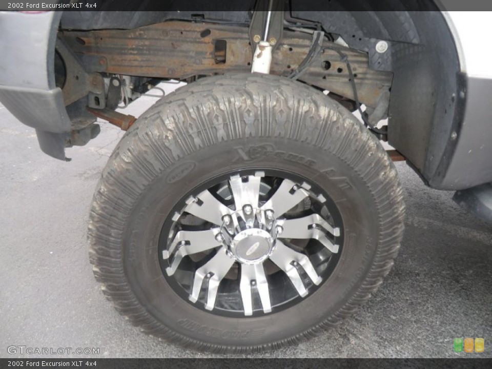 2002 Ford Excursion XLT 4x4 Wheel and Tire Photo #58709159