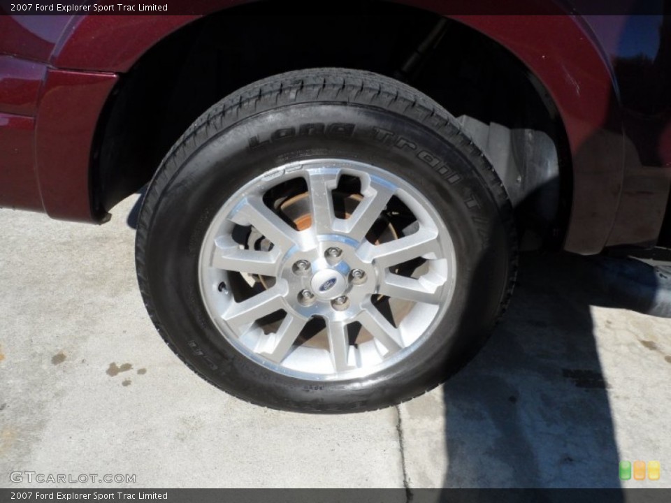 2007 Ford Explorer Sport Trac Limited Wheel and Tire Photo #58726056