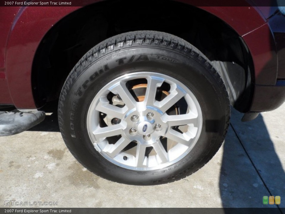 2007 Ford Explorer Sport Trac Limited Wheel and Tire Photo #58726065