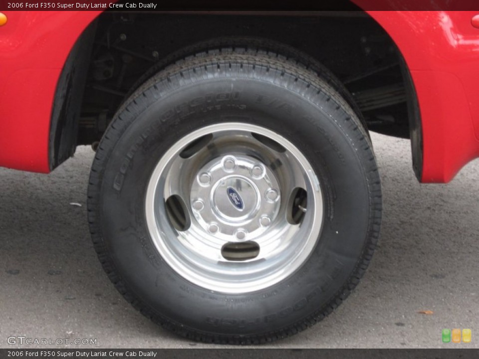 2006 Ford F350 Super Duty Lariat Crew Cab Dually Wheel and Tire Photo #58728951