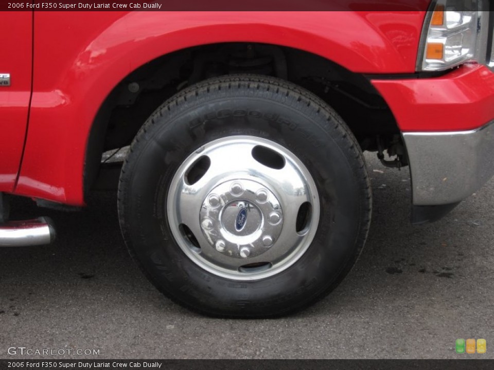 2006 Ford F350 Super Duty Lariat Crew Cab Dually Wheel and Tire Photo #58728958