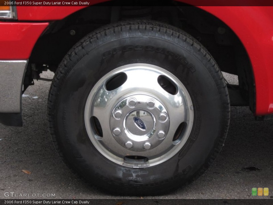2006 Ford F350 Super Duty Lariat Crew Cab Dually Wheel and Tire Photo #58728963