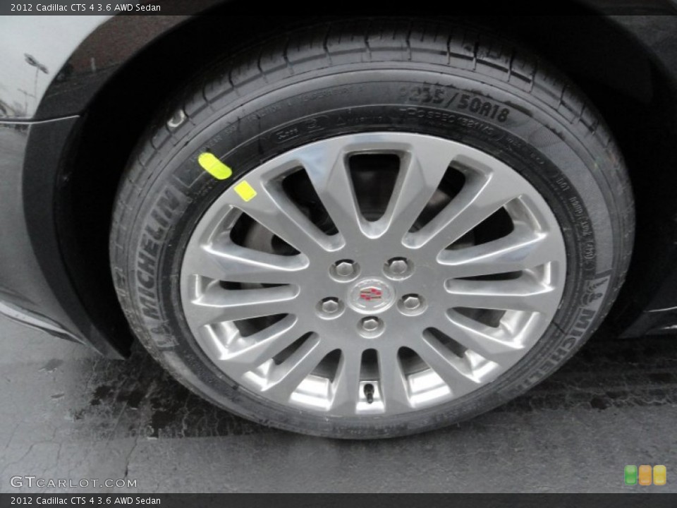 2012 Cadillac CTS 4 3.6 AWD Sedan Wheel and Tire Photo #58742538