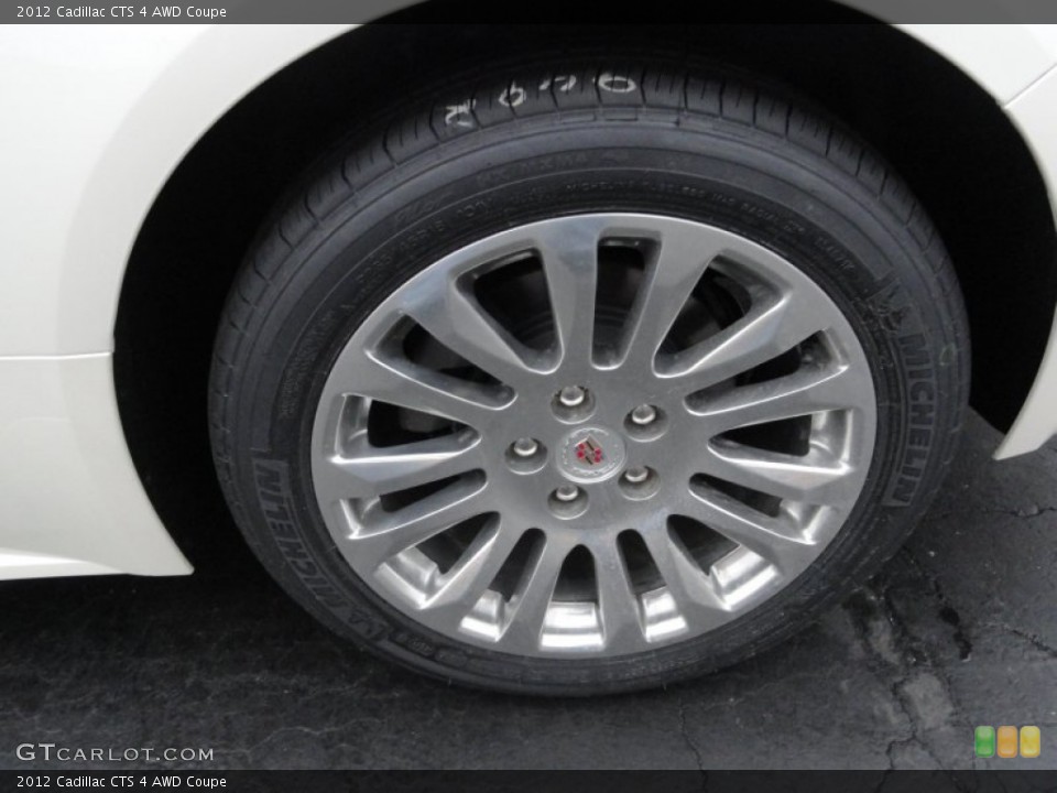 2012 Cadillac CTS 4 AWD Coupe Wheel and Tire Photo #58742751