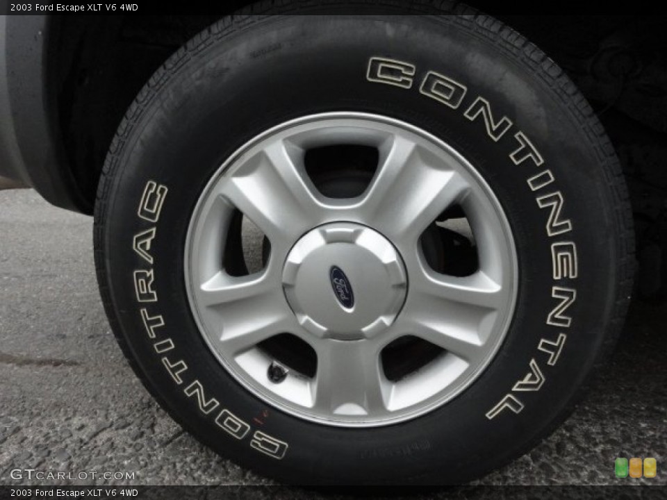 2003 Ford Escape XLT V6 4WD Wheel and Tire Photo #58751505