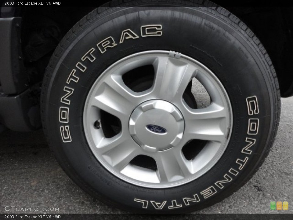 2003 Ford Escape XLT V6 4WD Wheel and Tire Photo #58751556