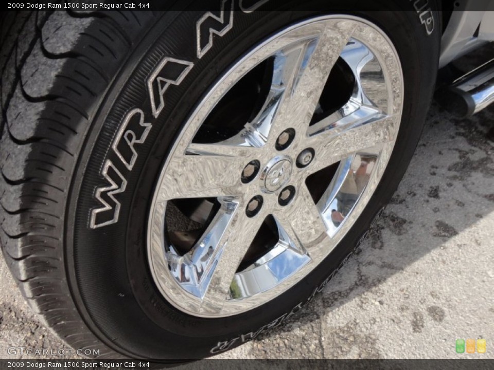 2009 Dodge Ram 1500 Sport Regular Cab 4x4 Wheel and Tire Photo #58755411