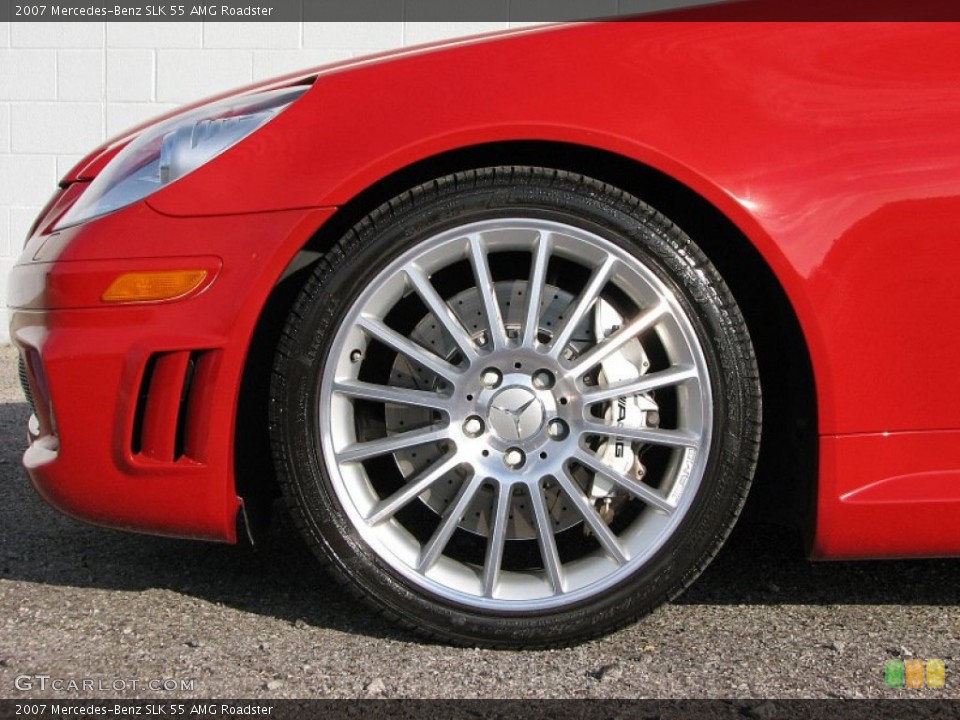 2007 Mercedes-Benz SLK 55 AMG Roadster Wheel and Tire Photo #58758384