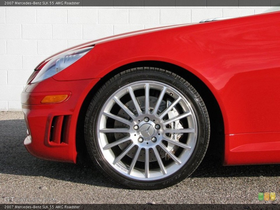 2007 Mercedes-Benz SLK 55 AMG Roadster Wheel and Tire Photo #58758423