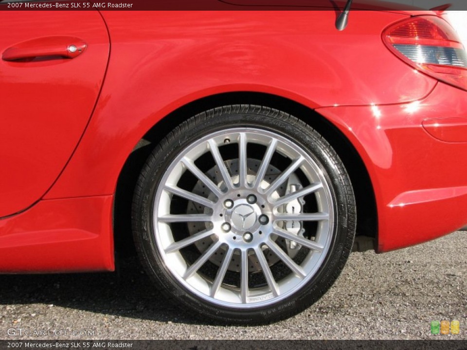 2007 Mercedes-Benz SLK 55 AMG Roadster Wheel and Tire Photo #58758429