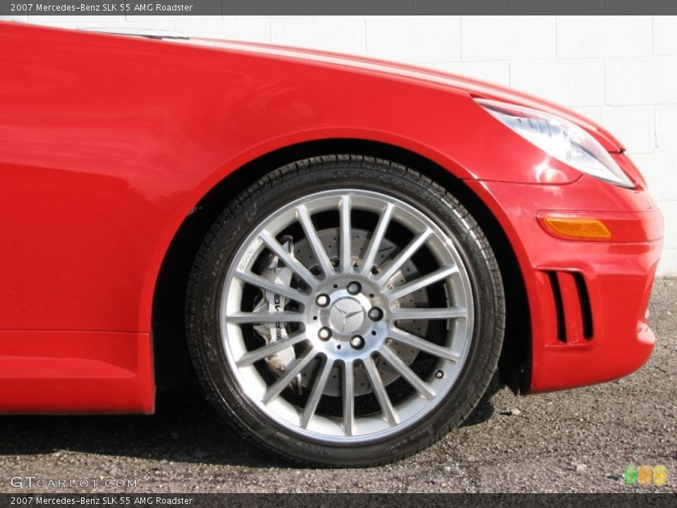 2007 Mercedes-Benz SLK 55 AMG Roadster Wheel and Tire Photo #58758447