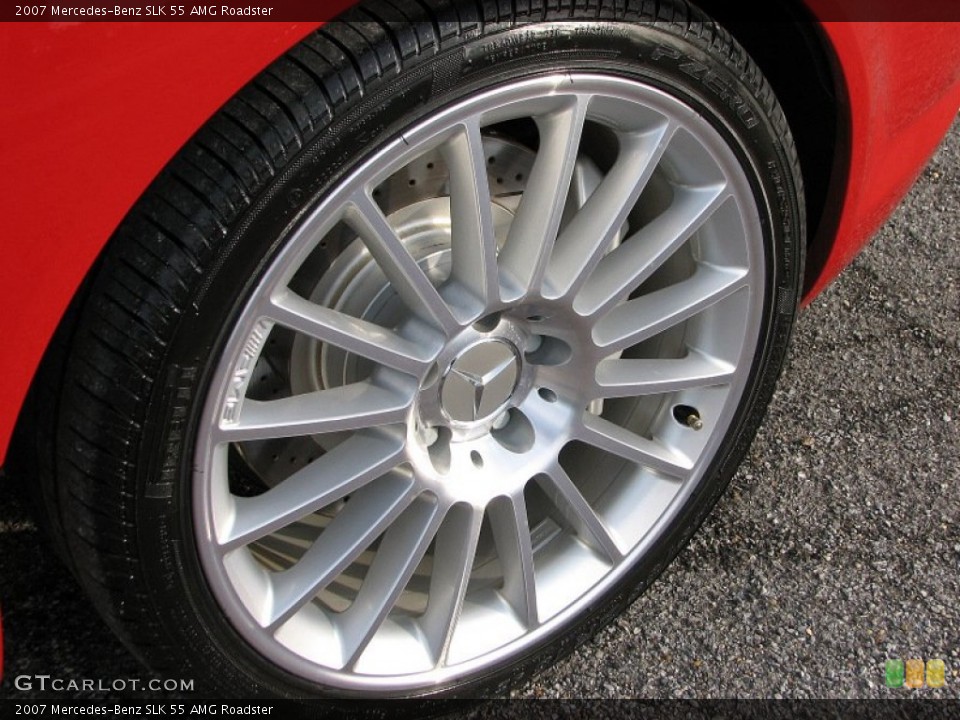 2007 Mercedes-Benz SLK 55 AMG Roadster Wheel and Tire Photo #58758819