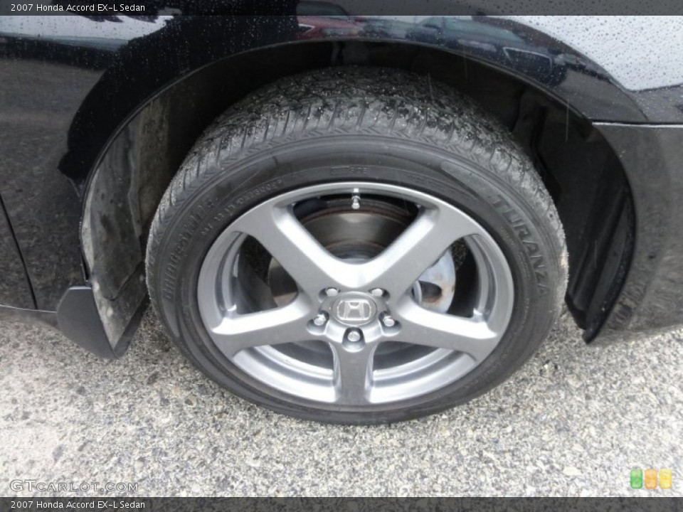2007 Honda Accord EX-L Sedan Wheel and Tire Photo #58763247