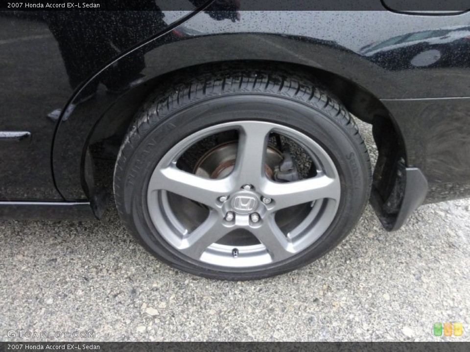 2007 Honda Accord EX-L Sedan Wheel and Tire Photo #58763304