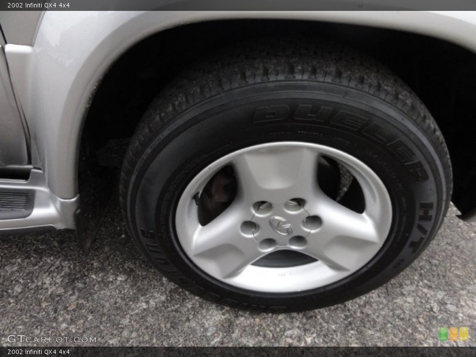 2002 Infiniti QX4 4x4 Wheel and Tire Photo #58763679