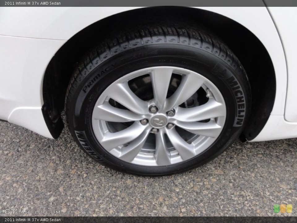 2011 Infiniti M 37x AWD Sedan Wheel and Tire Photo #58766100