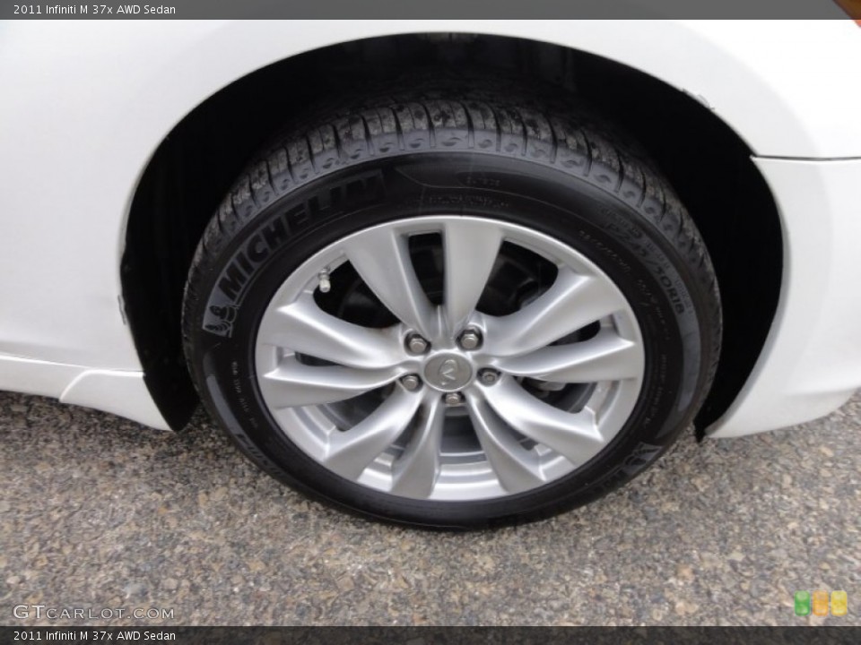 2011 Infiniti M 37x AWD Sedan Wheel and Tire Photo #58766107