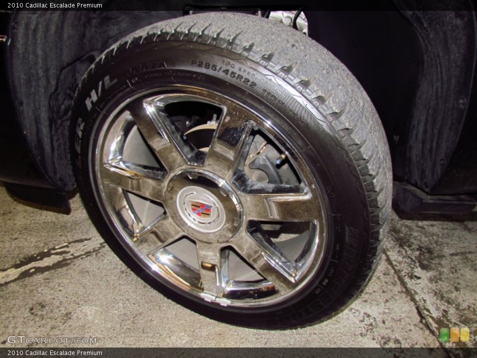 2010 Cadillac Escalade Premium Wheel and Tire Photo #58775544