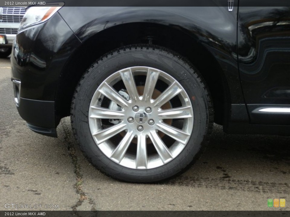 2012 Lincoln MKX AWD Wheel and Tire Photo #58776081