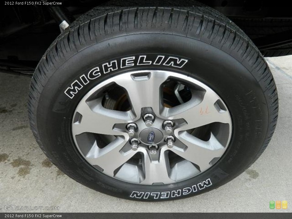 2012 Ford F150 FX2 SuperCrew Wheel and Tire Photo #58776692