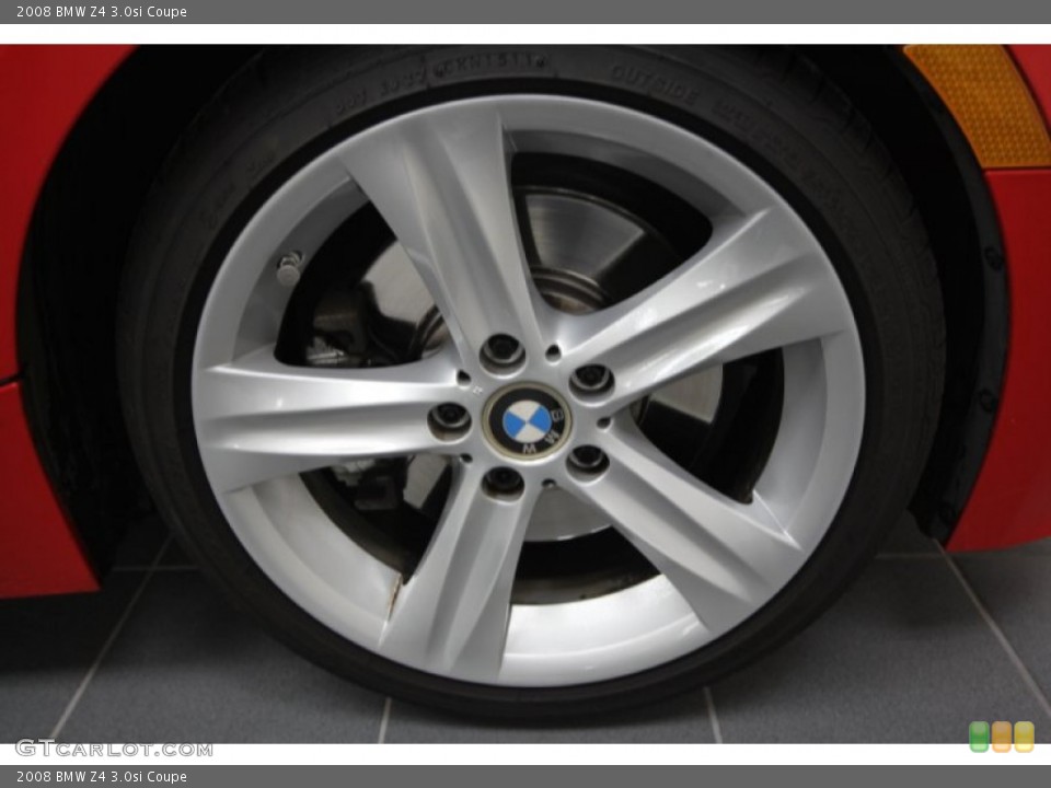 2008 BMW Z4 3.0si Coupe Wheel and Tire Photo #58780077