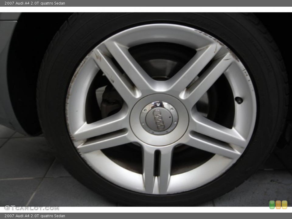 2007 Audi A4 2.0T quattro Sedan Wheel and Tire Photo #58781886