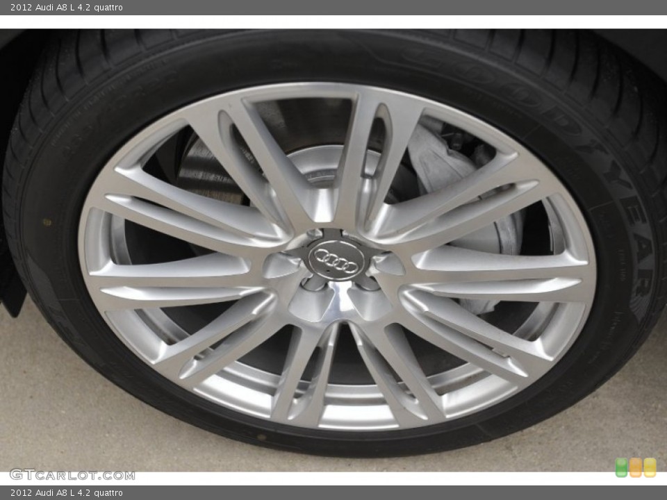 2012 Audi A8 L 4.2 quattro Wheel and Tire Photo #58785579