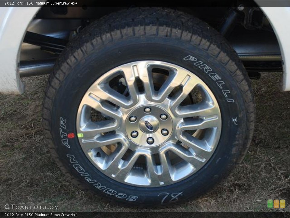 2012 Ford F150 Platinum SuperCrew 4x4 Wheel and Tire Photo #58786324