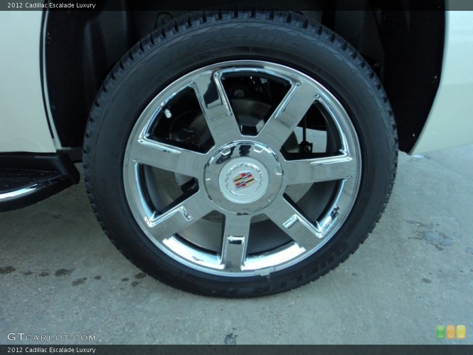 2012 Cadillac Escalade Luxury Wheel and Tire Photo #58787902