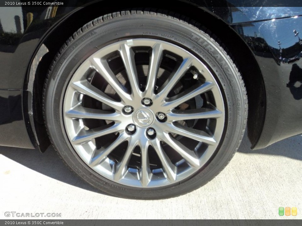 2010 Lexus IS 350C Convertible Wheel and Tire Photo #58789036