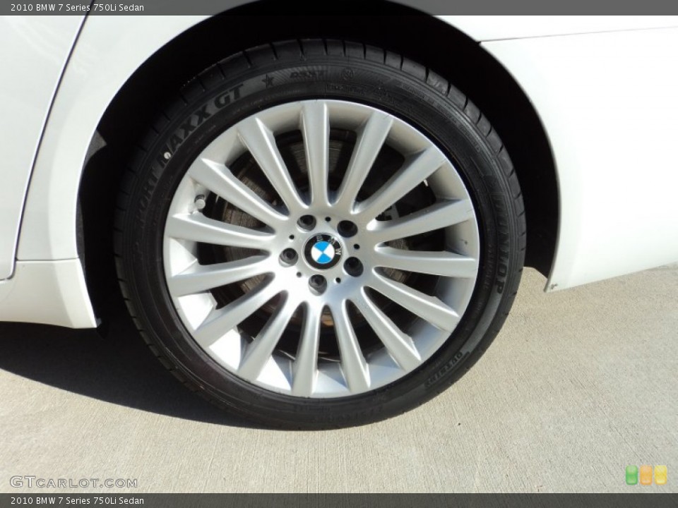 2010 BMW 7 Series 750Li Sedan Wheel and Tire Photo #58789289