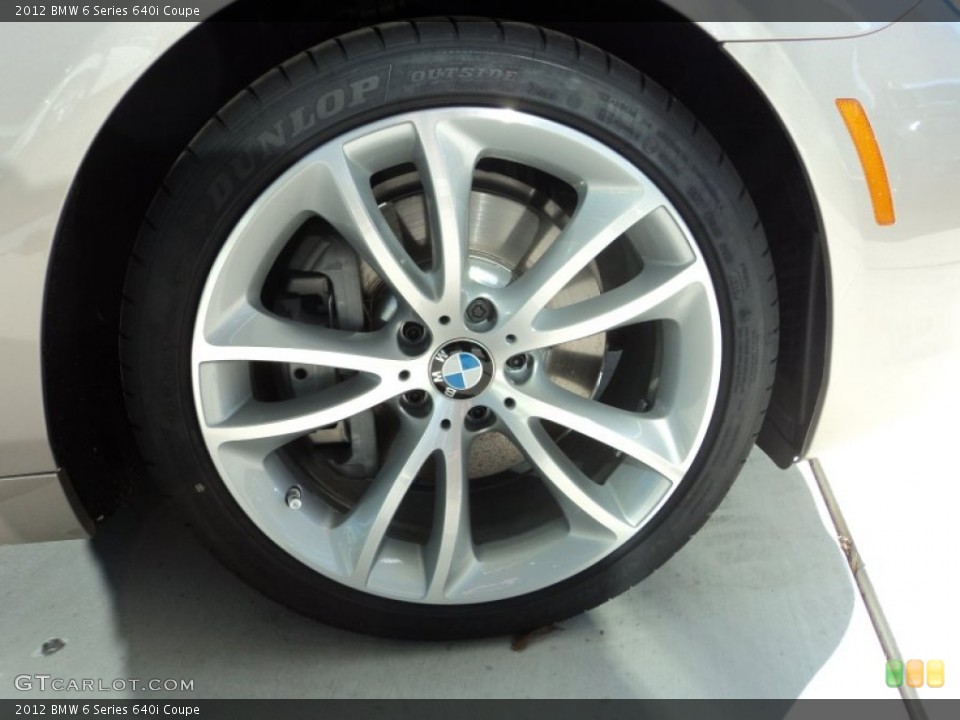 2012 BMW 6 Series 640i Coupe Wheel and Tire Photo #58789561