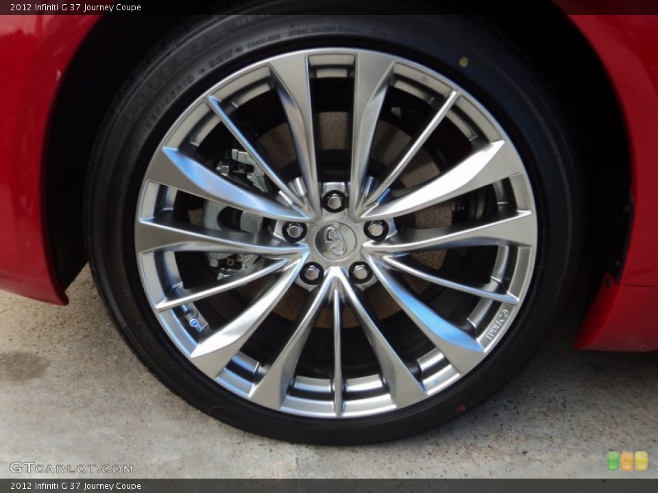 2012 Infiniti G 37 Journey Coupe Wheel and Tire Photo #58790800