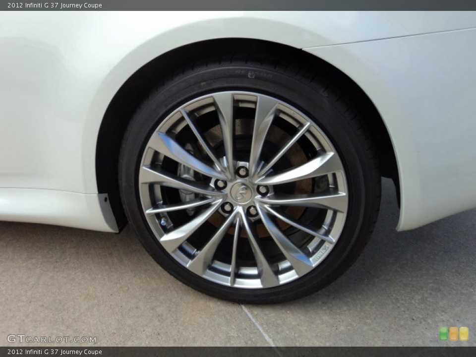 2012 Infiniti G 37 Journey Coupe Wheel and Tire Photo #58790989