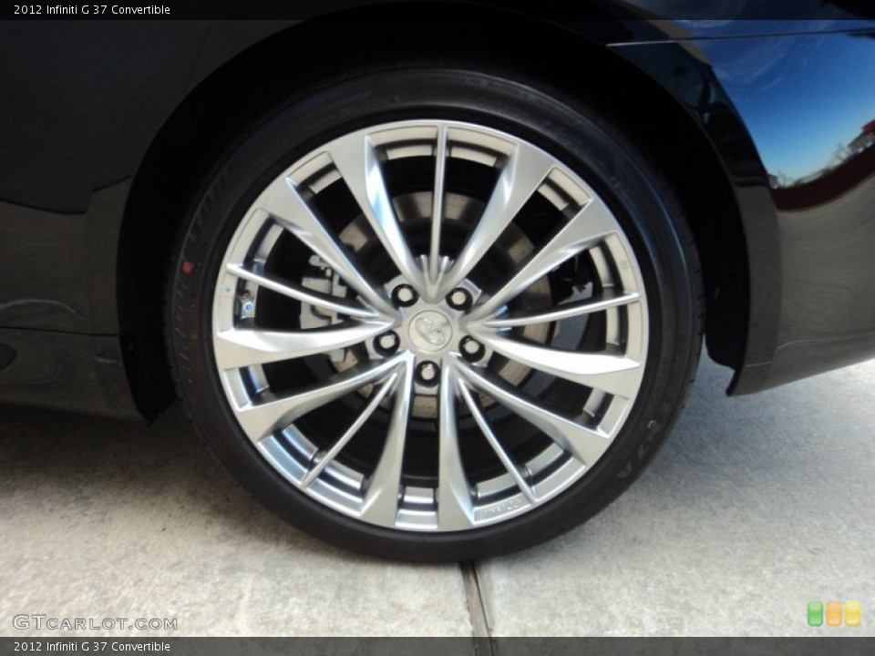 2012 Infiniti G 37 Convertible Wheel and Tire Photo #58791160