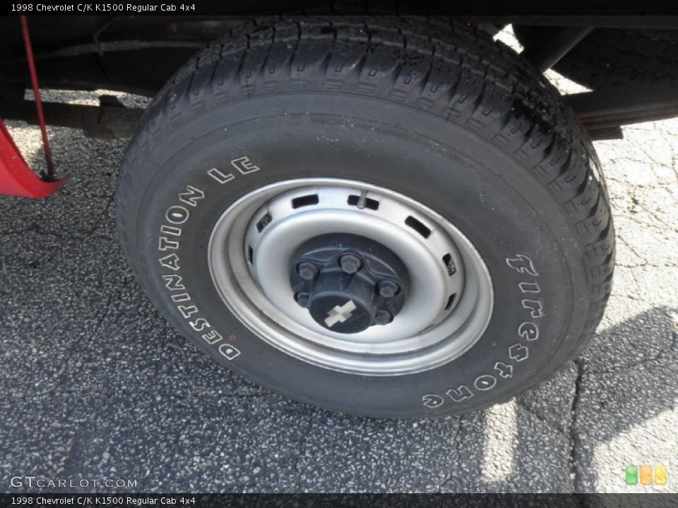 1998 Chevrolet C/K K1500 Regular Cab 4x4 Wheel and Tire Photo #58795713