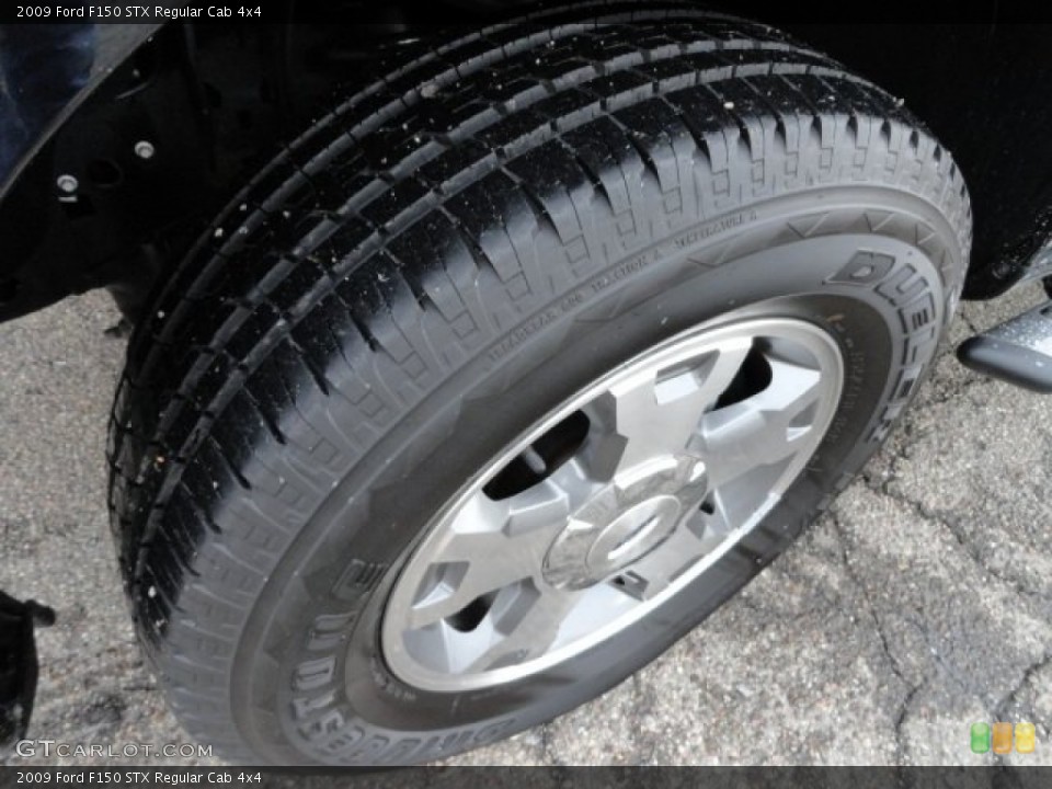 2009 Ford F150 STX Regular Cab 4x4 Wheel and Tire Photo #58796292