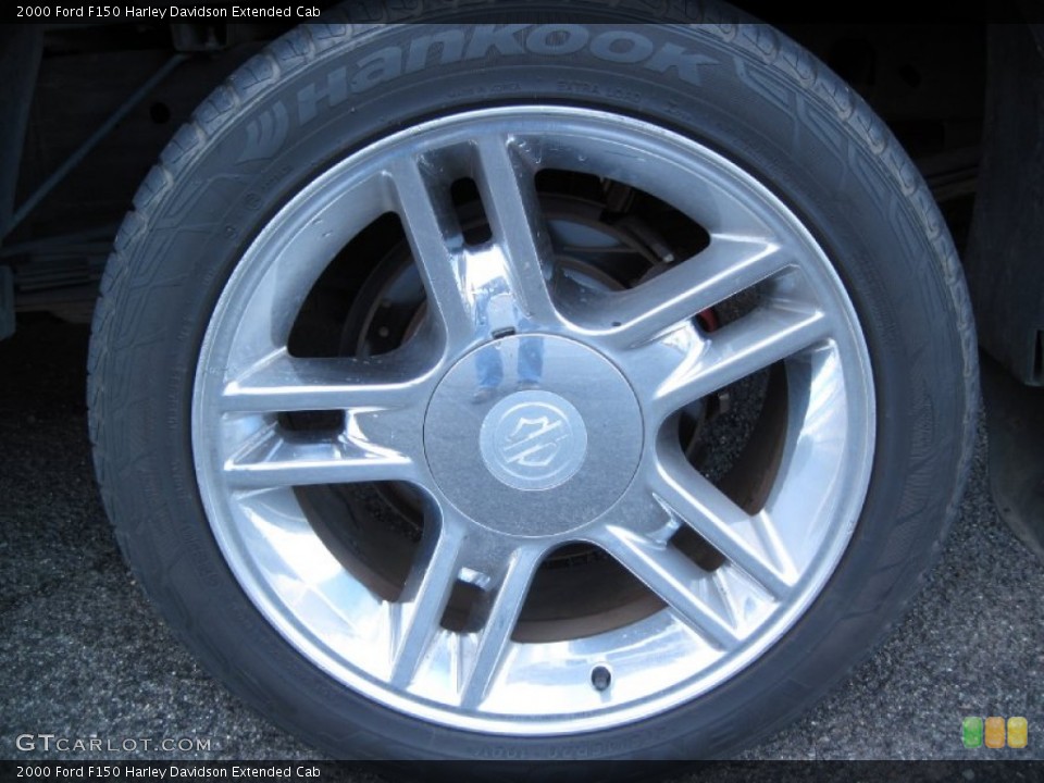2000 Ford F150 Harley Davidson Extended Cab Wheel and Tire Photo #58797090