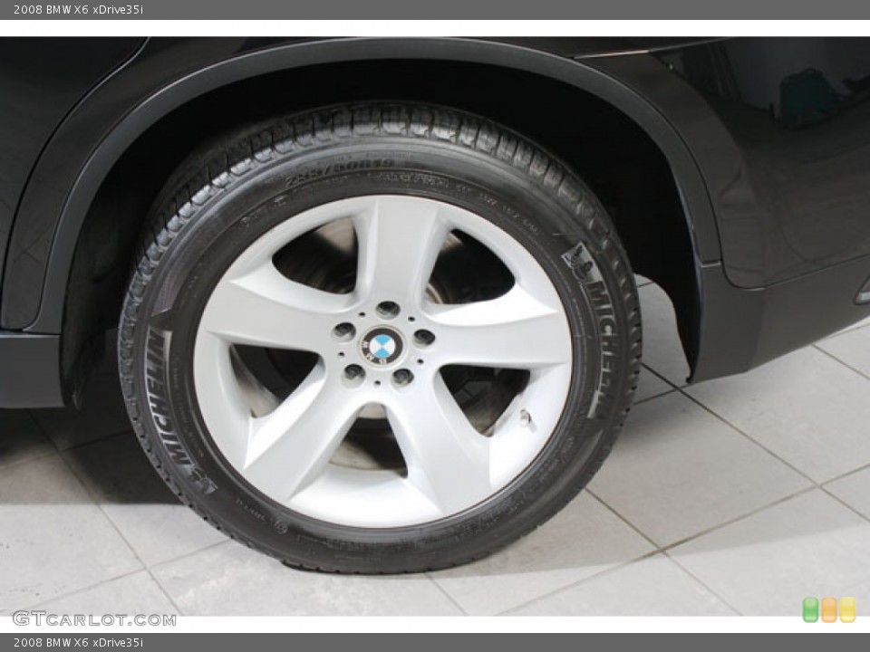 2008 BMW X6 xDrive35i Wheel and Tire Photo #58802130