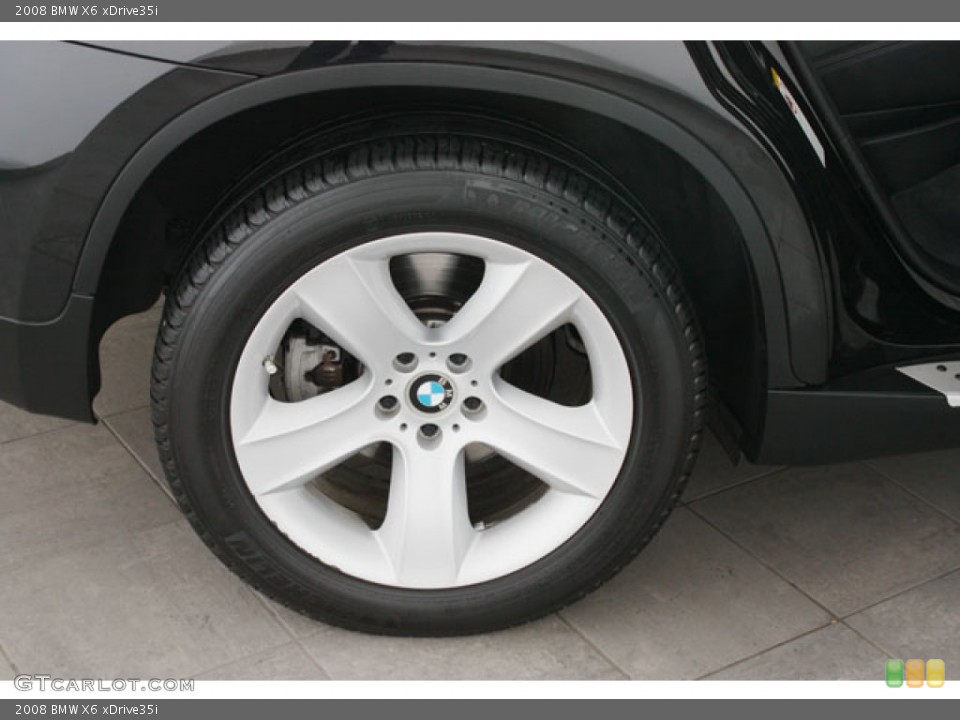 2008 BMW X6 xDrive35i Wheel and Tire Photo #58802139