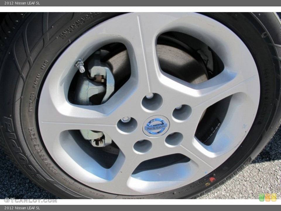2012 Nissan LEAF SL Wheel and Tire Photo #58802697