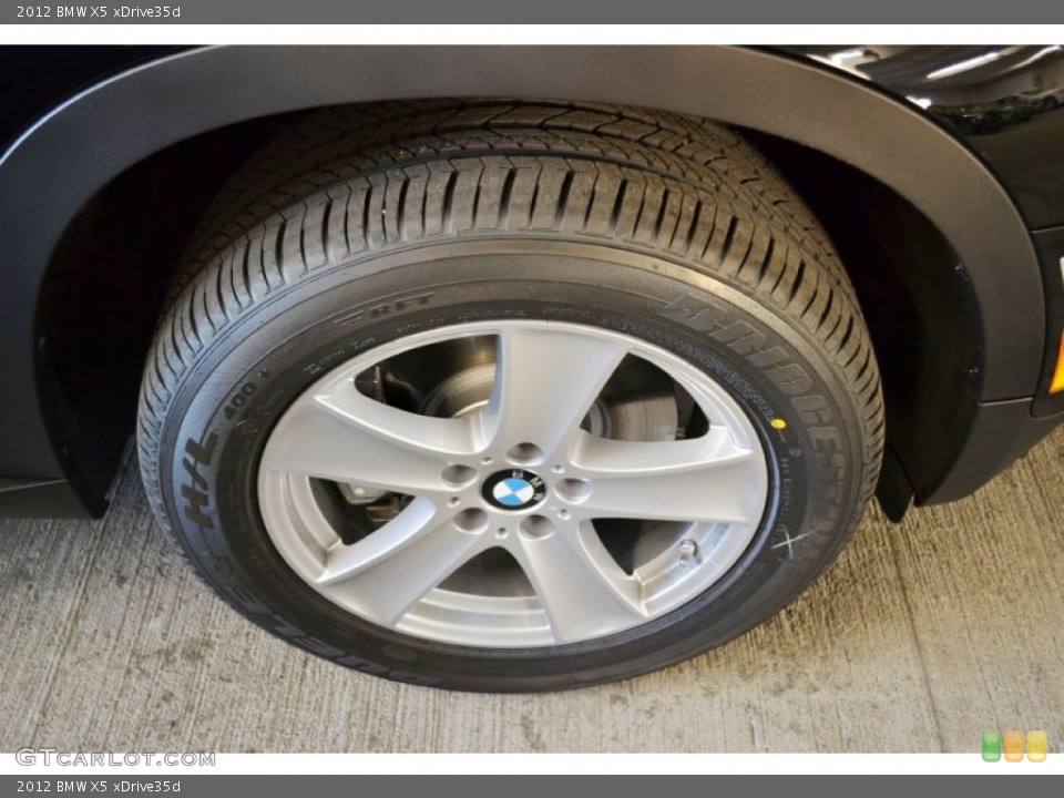 2012 BMW X5 xDrive35d Wheel and Tire Photo #58805733