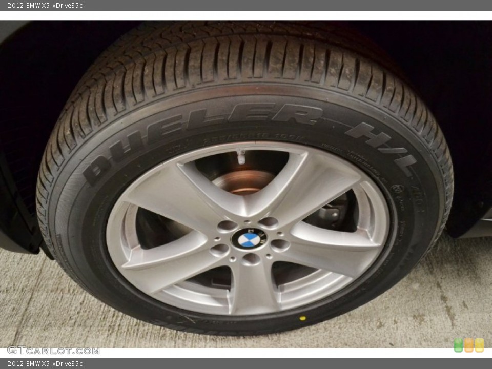 2012 BMW X5 xDrive35d Wheel and Tire Photo #58805787