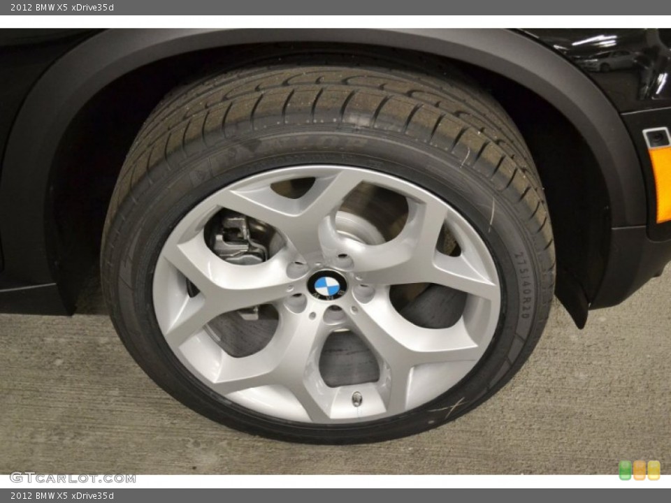 2012 BMW X5 xDrive35d Wheel and Tire Photo #58805898