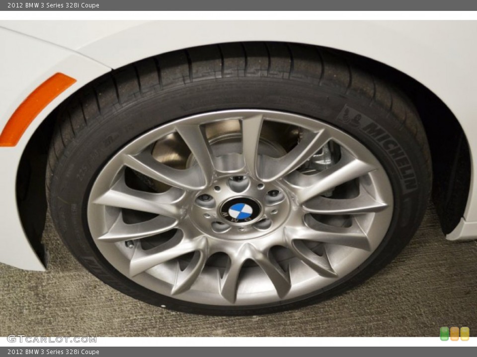 2012 BMW 3 Series 328i Coupe Wheel and Tire Photo #58806300