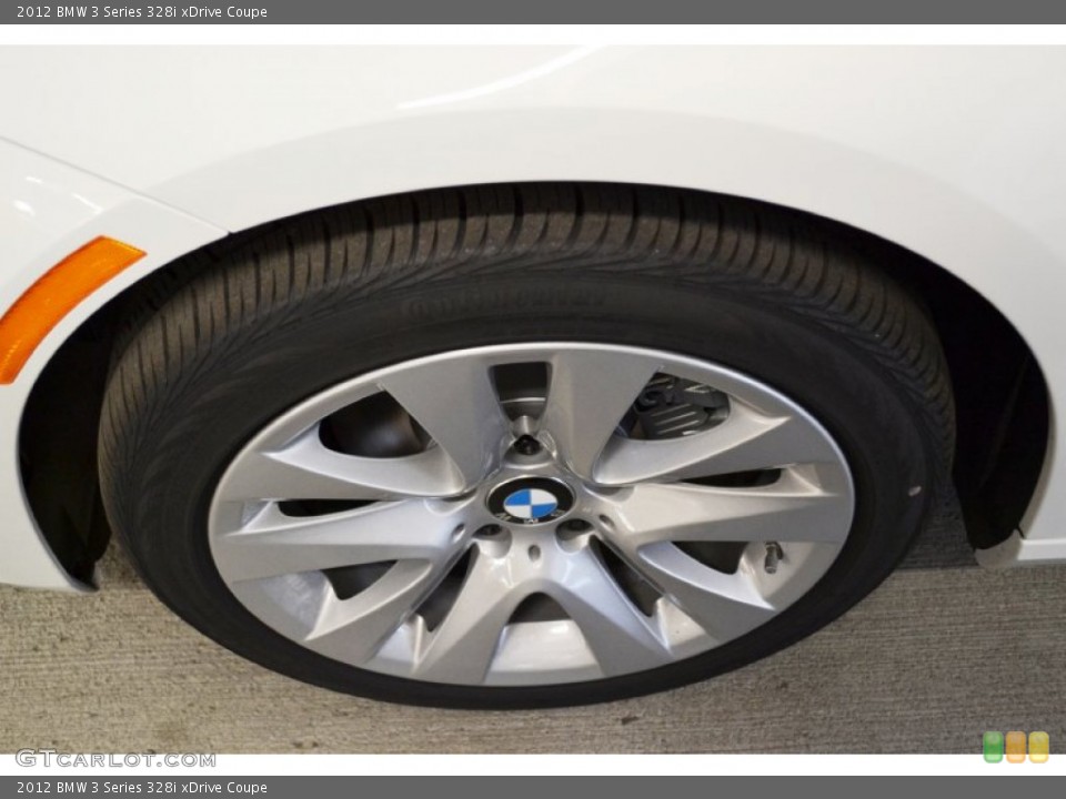 2012 BMW 3 Series 328i xDrive Coupe Wheel and Tire Photo #58807134