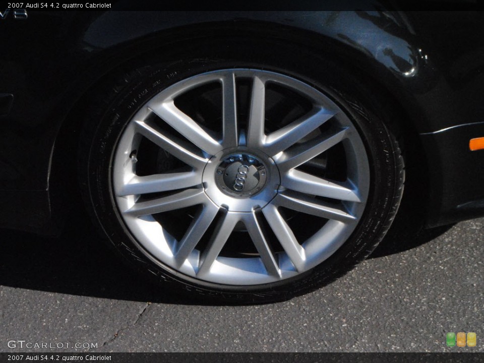 2007 Audi S4 4.2 quattro Cabriolet Wheel and Tire Photo #58809525
